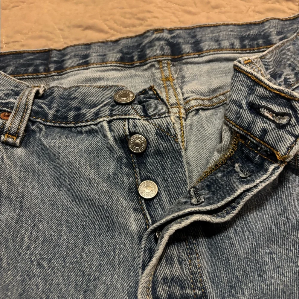 Levi's Light Blue Denim Jeans -501 - 34x29